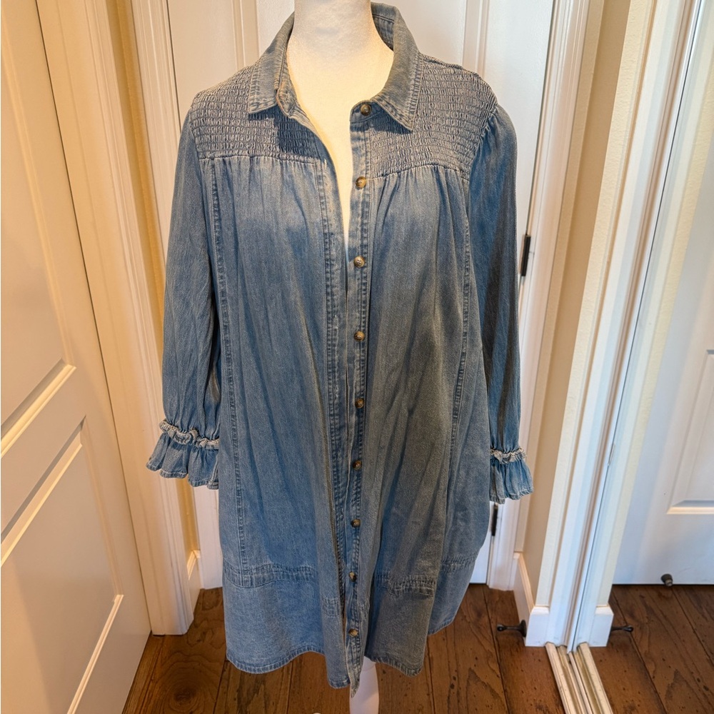 Chic Blue Denim Jean Jacket